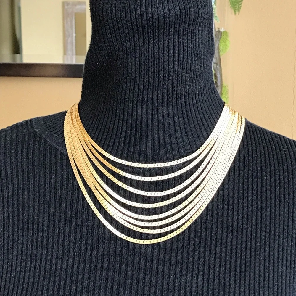 Stunning Vintage Monet bib necklace - Picture 2 of 11